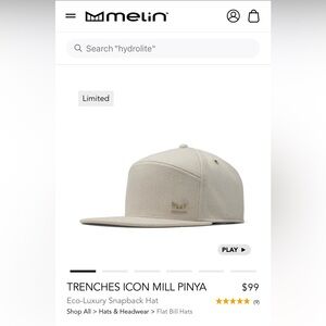 Trenches Icon Mill Pinya - Straw - Straw / small NWT